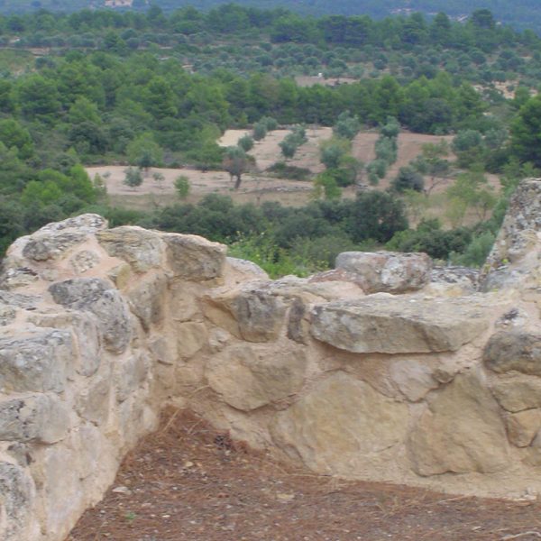 Vista del poblado íbero de Tossal Redó en Calaceite